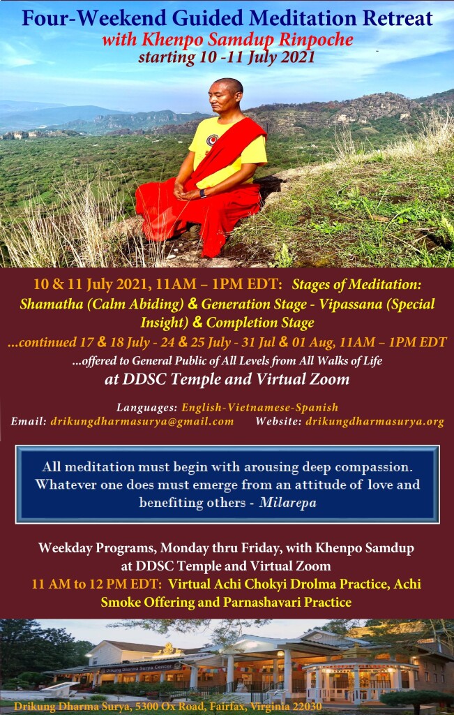 10 -11 July 2021 Meditation Retreat w Khenpo Samdup @ DDSC-page-001