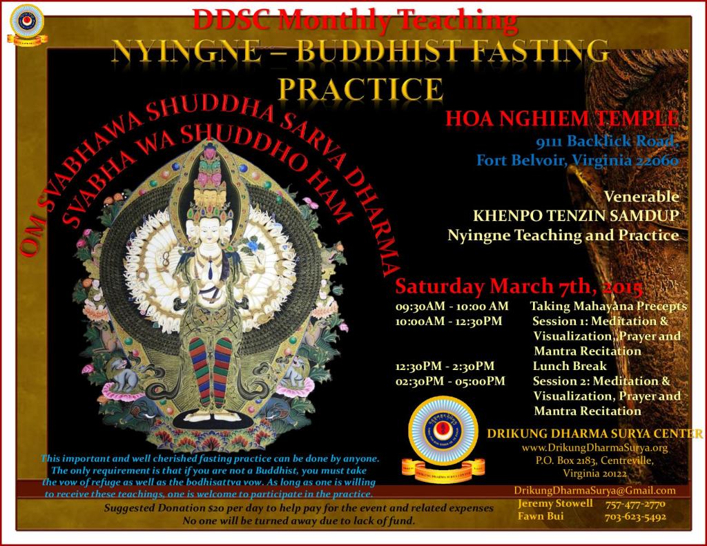 DDSC Dharma Curriculum March 7, 2015 Event - Nyingne Purification & Fasting Retreat-page-001