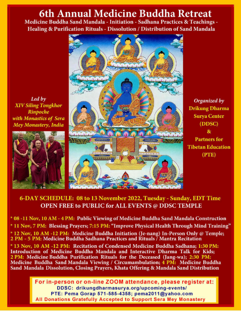 2022 Event Gallery - Drikung Dharma Surya Center